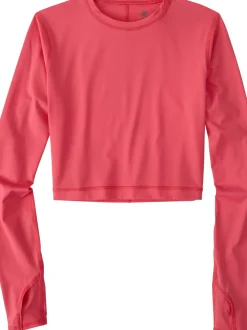 Title Nine Blocker Cropped Rash Guard>Women Upf Clothing