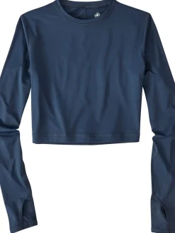 Title Nine Blocker Cropped Rash Guard>Women Rash Guards, Sun Shirts & Swim Shirts