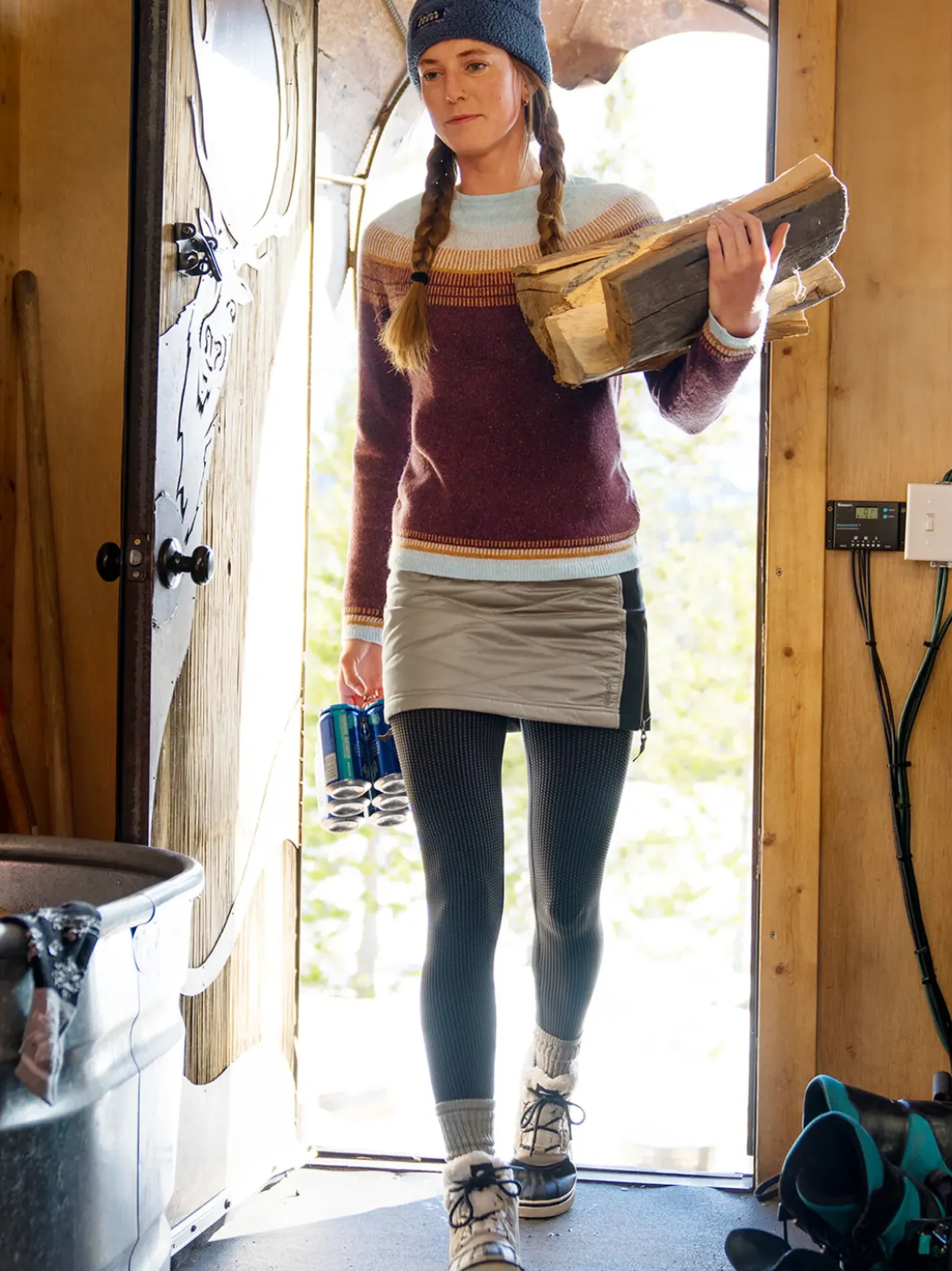 Title Nine Bun Warmer Quilted Skirt>Women Skirts