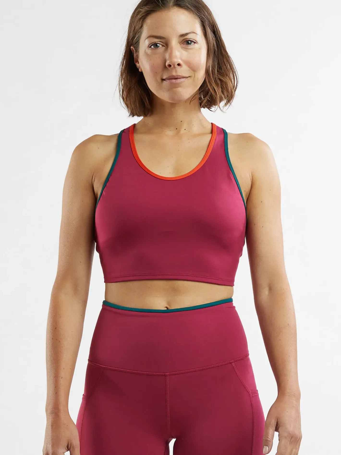 Title Nine Calenta Cropped Bra Top>Women Sports Bras