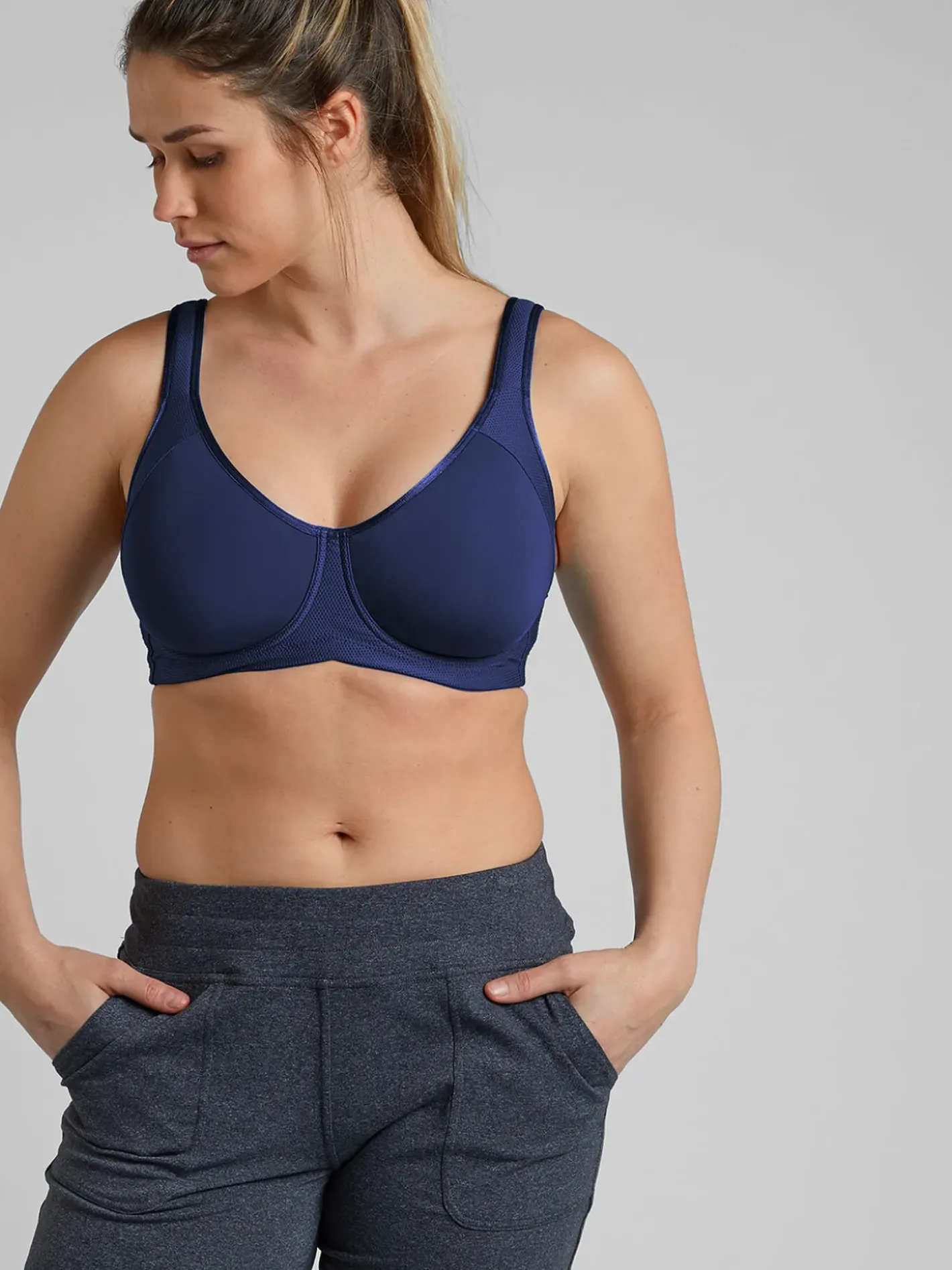 Title Nine Cuz She Says So Underwire Sports Bra>Women Sports Bras