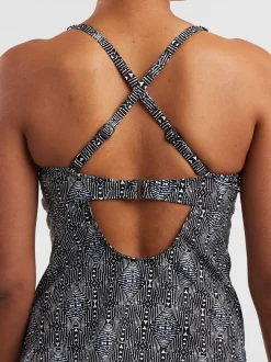Title Nine Fortuna Underwire Tankini Top - Uluwatu><noscript><img width=