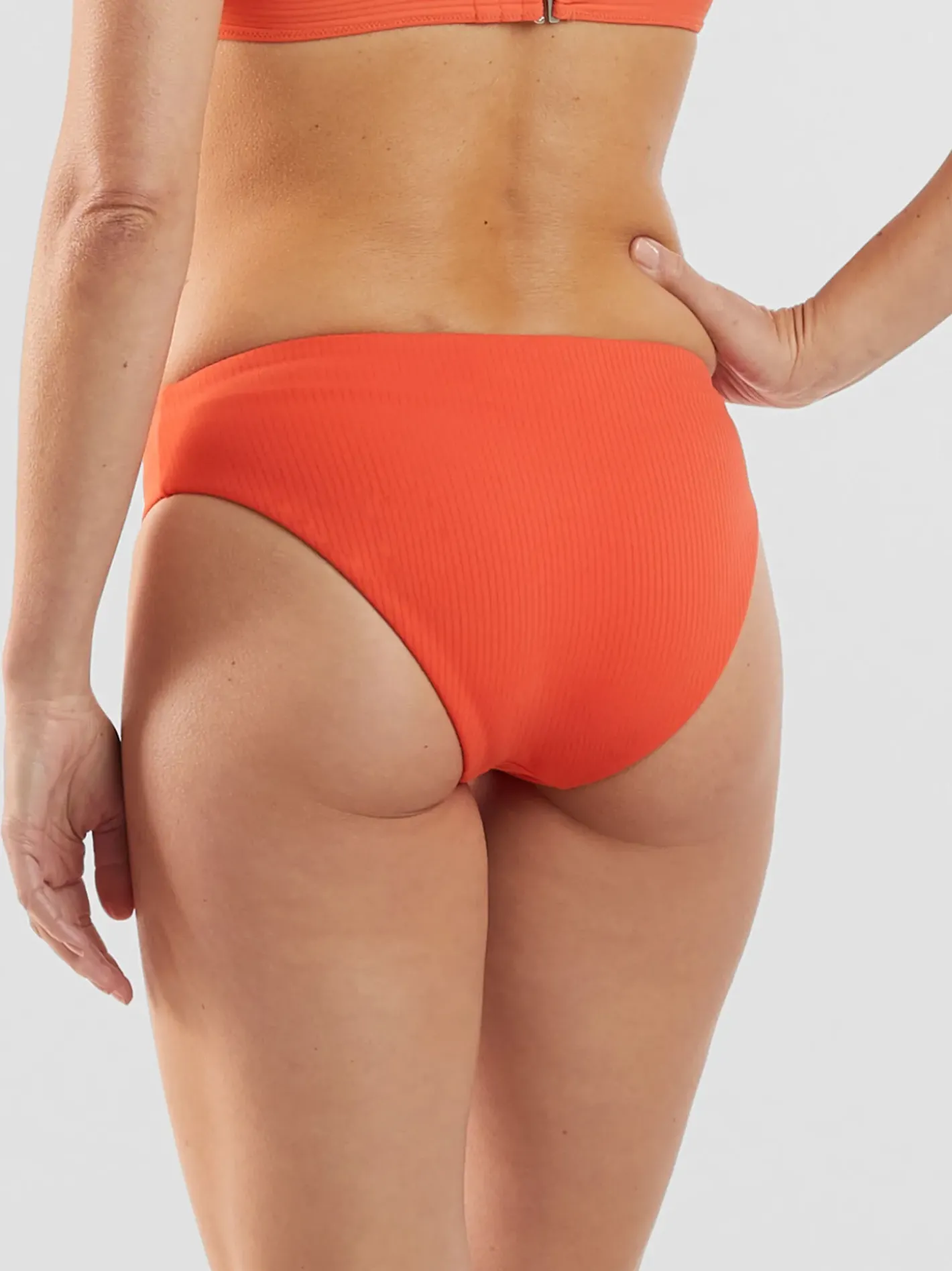 Title Nine Genie Bikini Bottom - Solid Ribbed>Women Bikini Bottoms