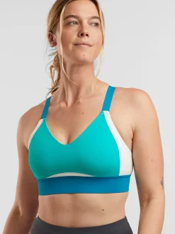 Title Nine Goldilocked Strappy Sports Bra>Women Sports Bras