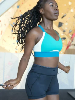 Title Nine Goldilocked Strappy Sports Bra><noscript><img width=