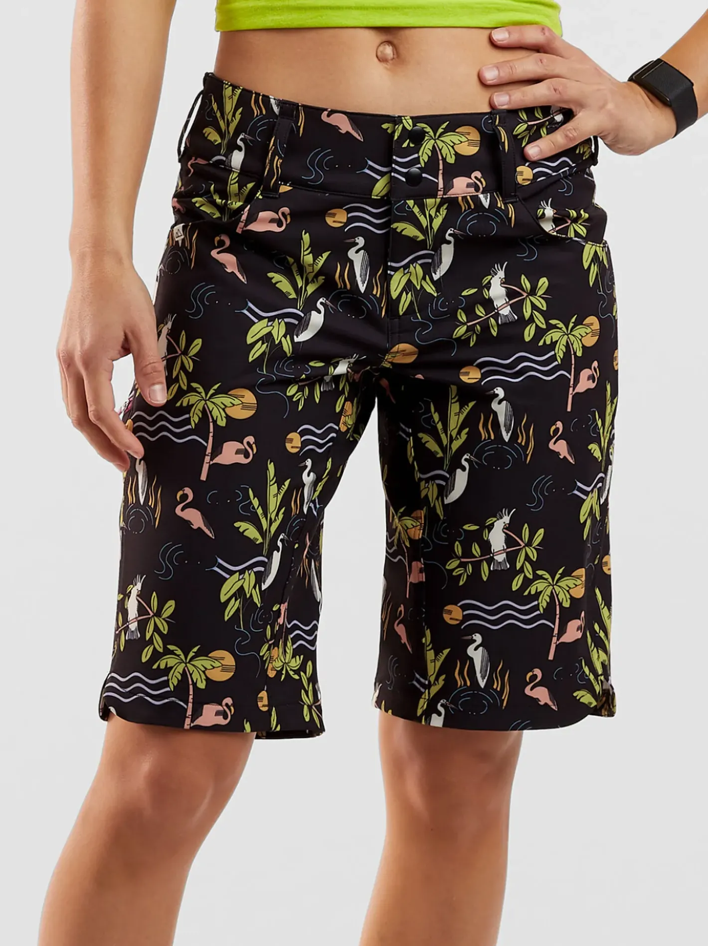Title Nine Gone Wild Rye Mountain Bike Shorts 12">Women Upf Clothing