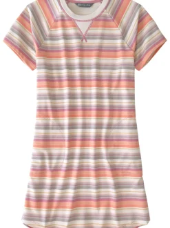 Title Nine Hideaway Sweatshirt Dress - Horizon Stripe>Women Dresses