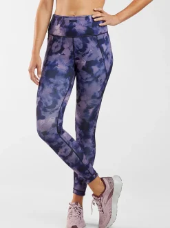 Title Nine Mad Dash Reversible 7/8 Running Tights - Aurora><noscript><img width=