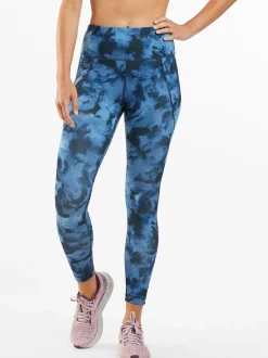 Title Nine Mad Dash Reversible 7/8 Running Tights - Aurora><noscript><img width=
