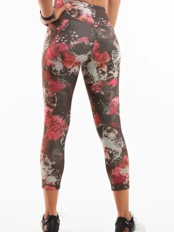 Title Nine Mad Dash Reversible Crop Tights - Glacier Meadows><noscript><img width=