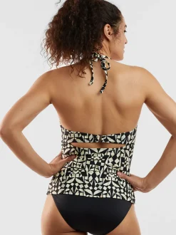 Title Nine Makai Halter Tankini Top - Turkish Delight>Women Tankini Tops
