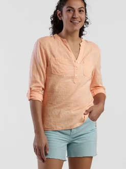 Title Nine Moorea Gauze Textured Shirt><noscript><img width=