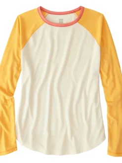 Title Nine Notton™ Long Sleeve Baseball Tee>Women Long Sleeve Tops