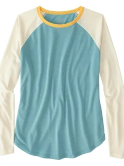 Title Nine Notton™ Long Sleeve Baseball Tee>Women Long Sleeve Tops