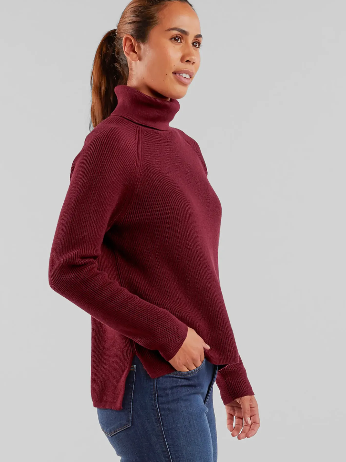 Title Nine Offsite Synergy Turtleneck Sweater>Women Long Sleeve Tops