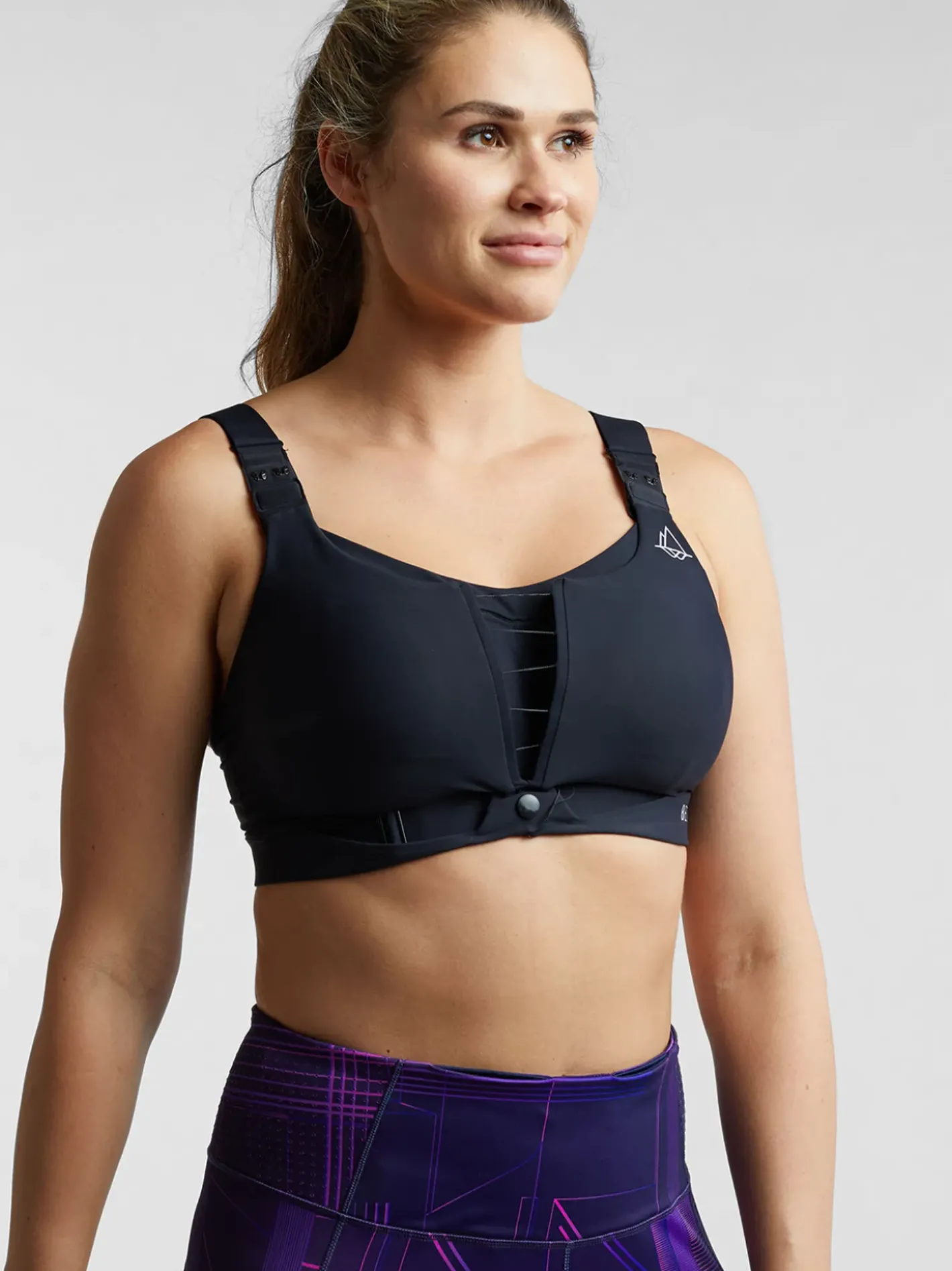 Title Nine Ovation Corset-Front Sports Bra>Women Sports Bras