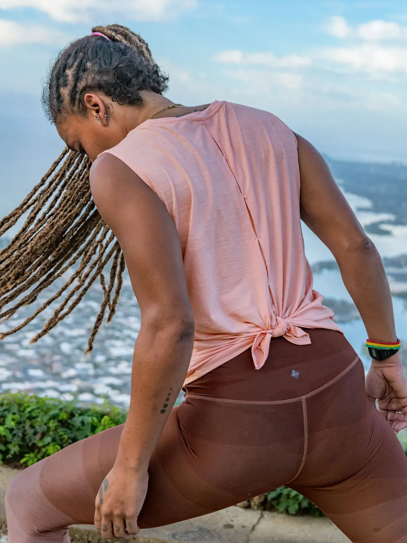 Title Nine Phoenix Pleat Back Tank Top>Women Tank Tops