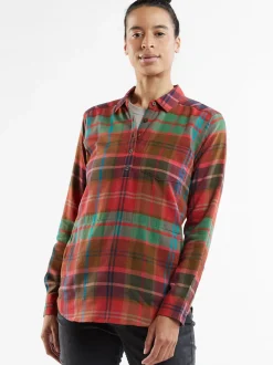 Title Nine Plaiditude Droptail Shirt><noscript><img width=