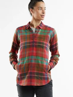 Title Nine Plaiditude Droptail Shirt><noscript><img width=