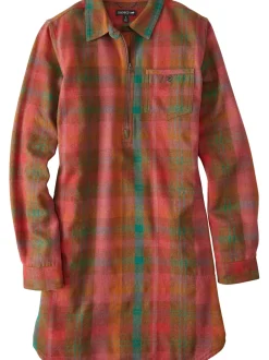 Title Nine Plaiditude Heavyweight Flannel Shirtdress>Women Dresses