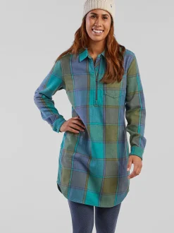 Title Nine Plaiditude Heavyweight Flannel Shirtdress><noscript><img width=