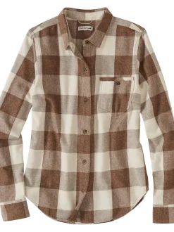 Title Nine Plaiditude Heavyweight Flannel Shirt>Women Long Sleeve Tops