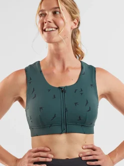 Title Nine Pockito Power 2.0 Zip Front Sports Bra>Women Sports Bras