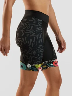 Title Nine Ride Relentless Cycling Shorts - Night Garden><noscript><img width=