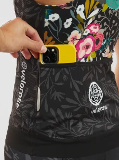 Title Nine Ride Relentless Cycling Tank Top - Night Garden><noscript><img width=