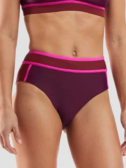 Title Nine Rockaway High Waisted Bikini Bottom - Colorblock>Women Bikini Bottoms