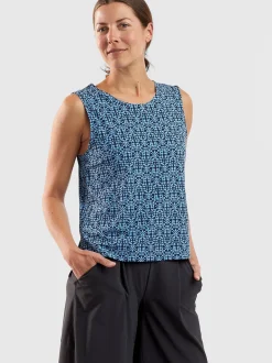 Title Nine Round Trip Pocket Tank Top - Turkish Delight><noscript><img width=