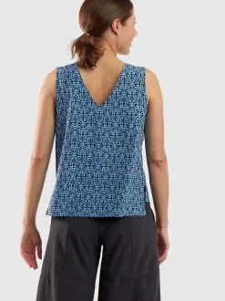 Title Nine Round Trip Pocket Tank Top - Turkish Delight><noscript><img width=