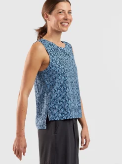 Title Nine Round Trip Pocket Tank Top - Turkish Delight><noscript><img width=