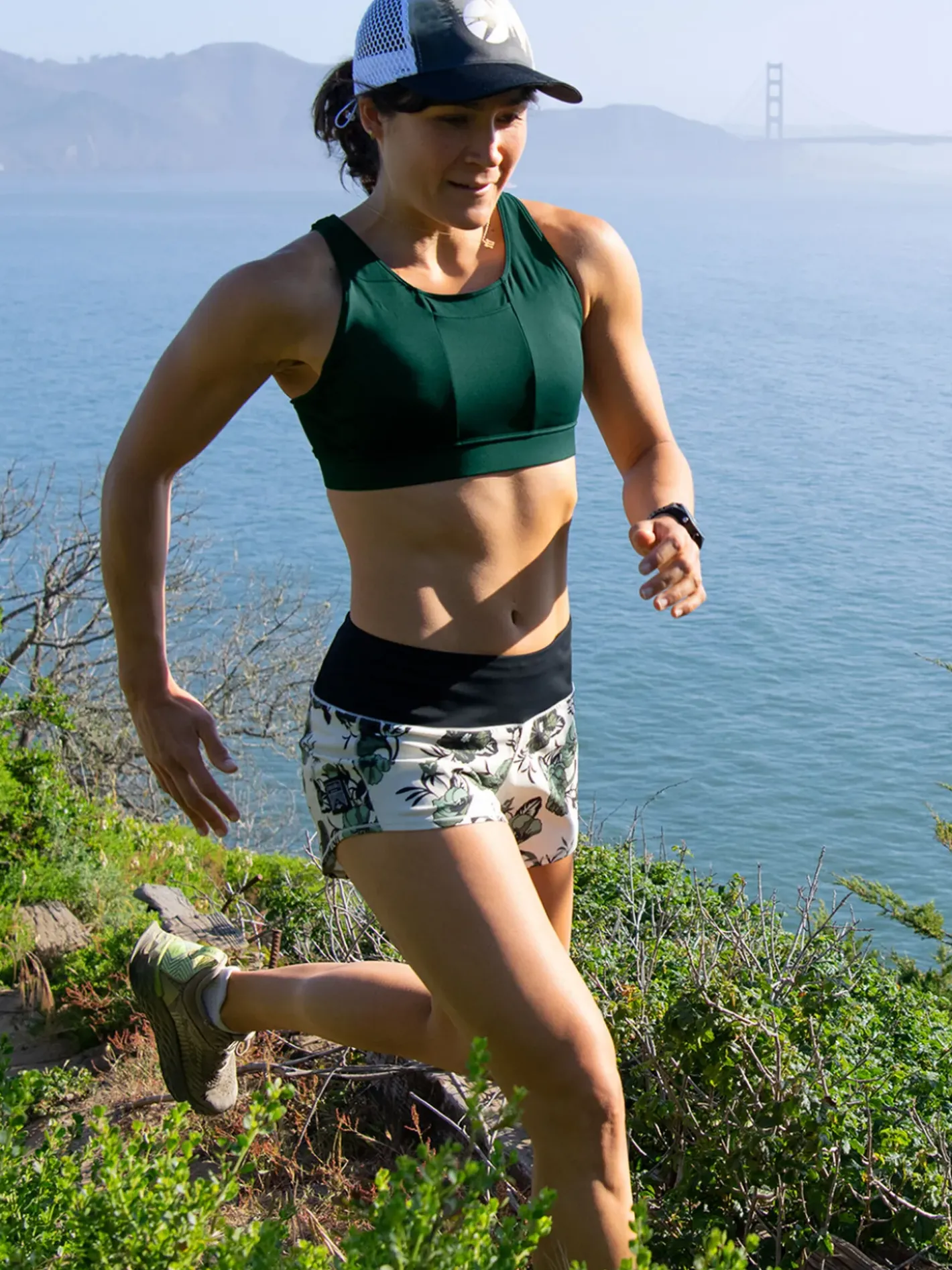 Title Nine Runner Trucker Hat>Women Hats, Scarves, Gloves