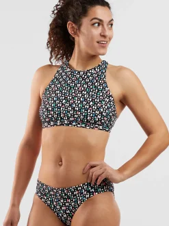 Title Nine Selkie High Neck Bikini Top - Wild Waves>Women Bikini Tops