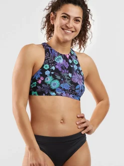 Title Nine Selkie High Neck Bikini Top - Amazonia>Women Bikini Tops