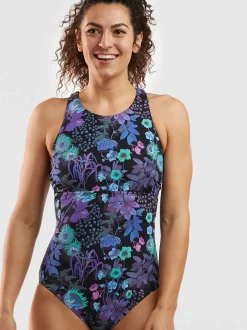 Title Nine Selkie High Neck One Piece Swimsuit - Amazonia>Women Swim For A, B & C Cup