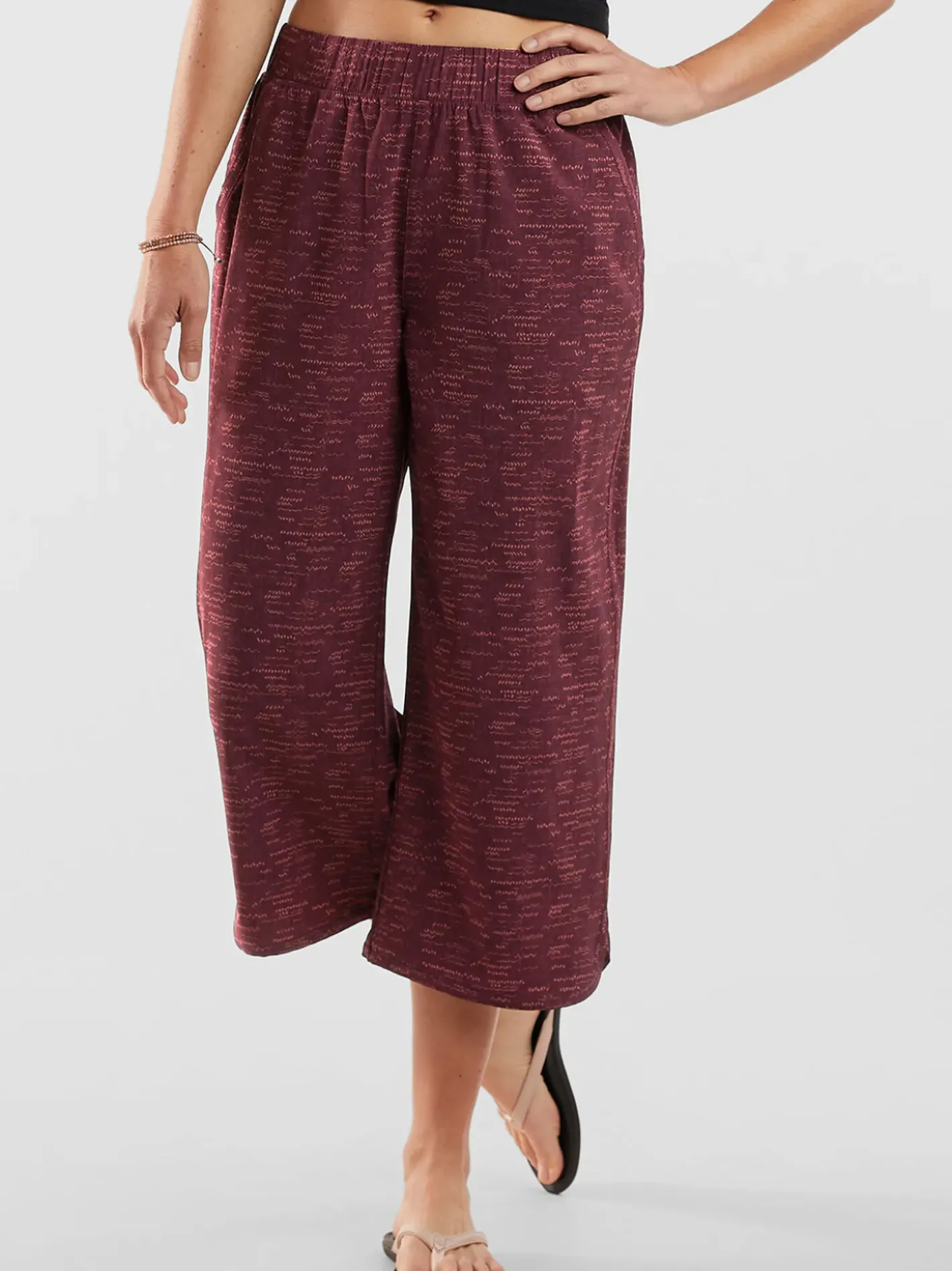 Title Nine Slaycation 2.0 Cropped Pants - Aruba Petite>Women Swim Cover Ups