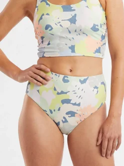 Title Nine Streamline High Waisted Bikini Bottom - Barrier Reef><noscript><img width=