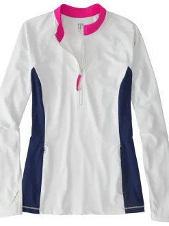 Title Nine Sunbuster 1/4 Zip Long Sleeve Sun Shirt - Solid>Women Rash Guards, Sun Shirts & Swim Shirts