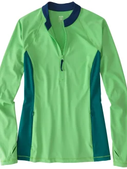 Title Nine Sunbuster 1/4 Zip Long Sleeve Sun Shirt - Solid><noscript><img width=