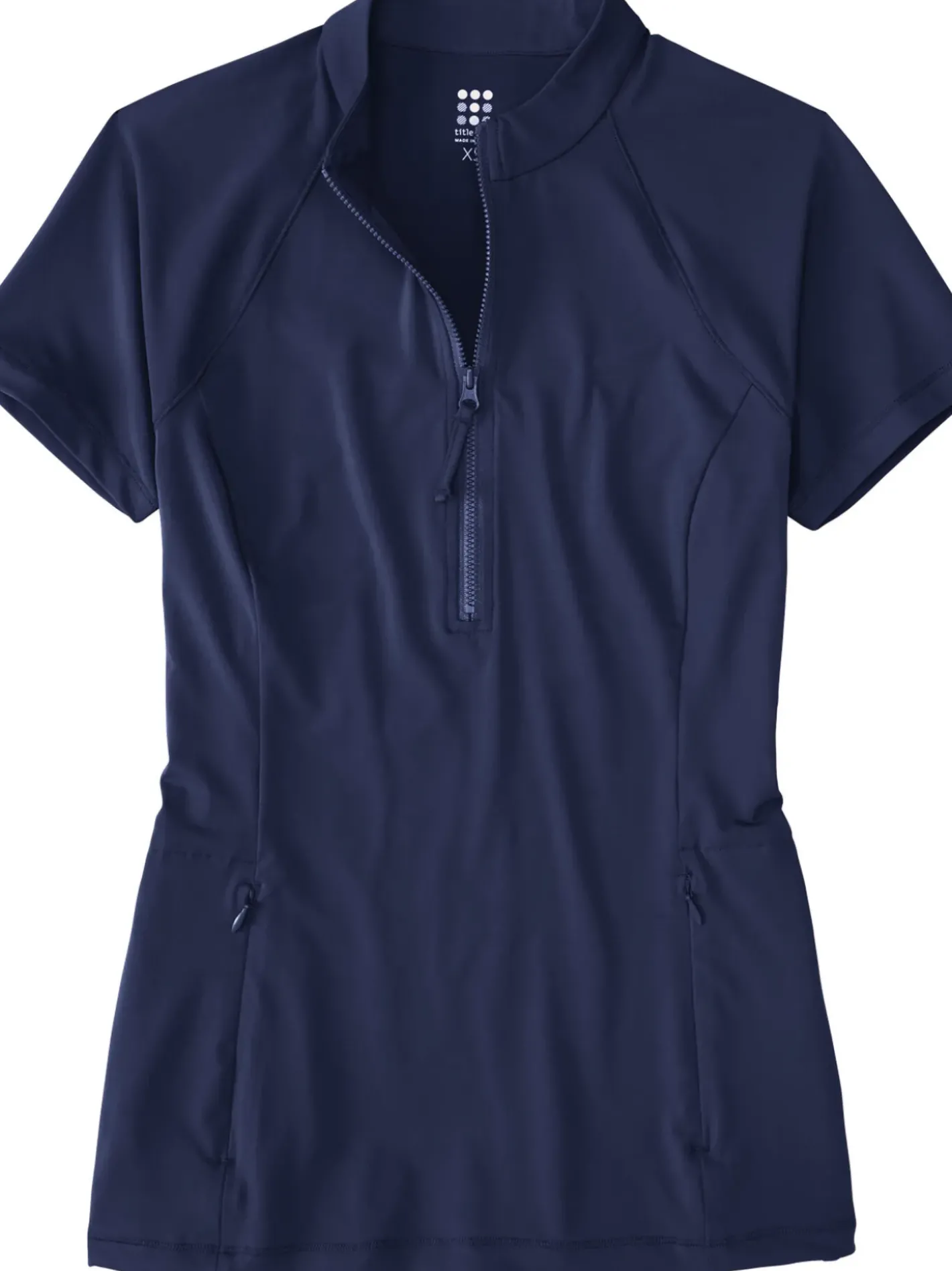 Title Nine Sunbuster 1/2 Zip Short Sleeve Sun Shirt - Solid>Women Rash Guards, Sun Shirts & Swim Shirts