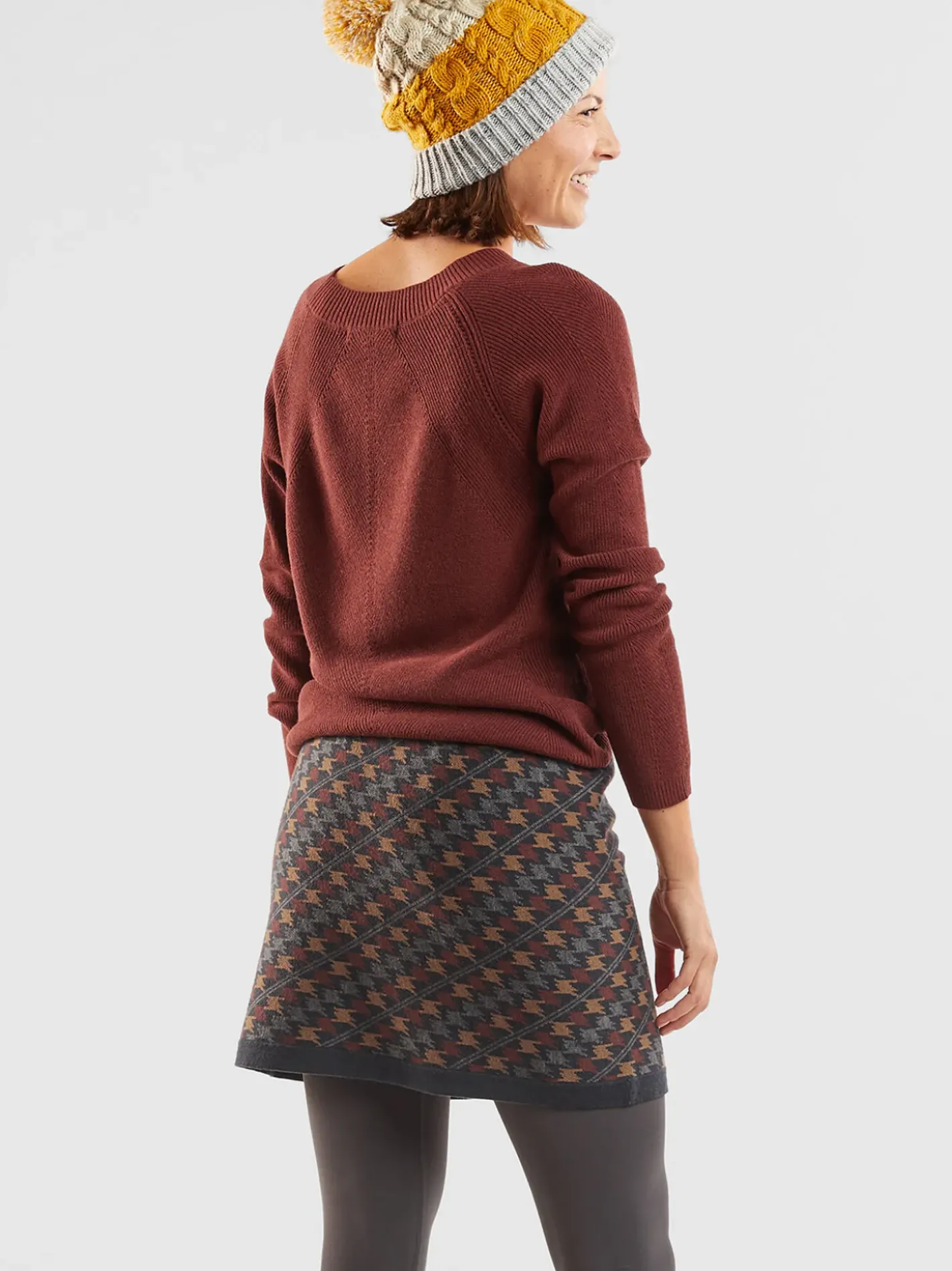 Title Nine That's A Wrap Skirt - Houndstooth>Women Skirts
