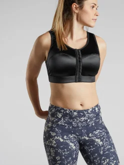 Title Nine The Last Resort Front Close Sports Bra>Women Sports Bras