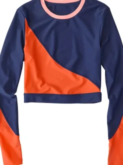 Title Nine Tideturn Cropped Rash Guard>Women Rash Guards, Sun Shirts & Swim Shirts