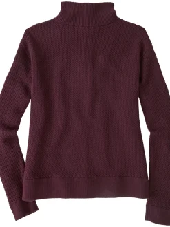 Title Nine Woolicious Waffle 1/4 Zip Sweater - Solid><noscript><img width=