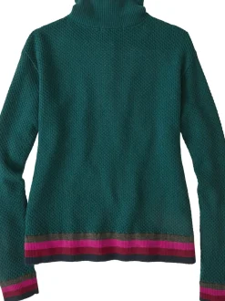 Title Nine Woolicious Waffle 1/4 Zip Sweater - Stripe><noscript><img width=