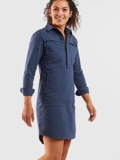 Title Nine Wren Utility Shirt Dress - Solid><noscript><img width=